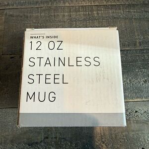 Camper 12 Oz. Stainless Steel Mug Company Branded New portable